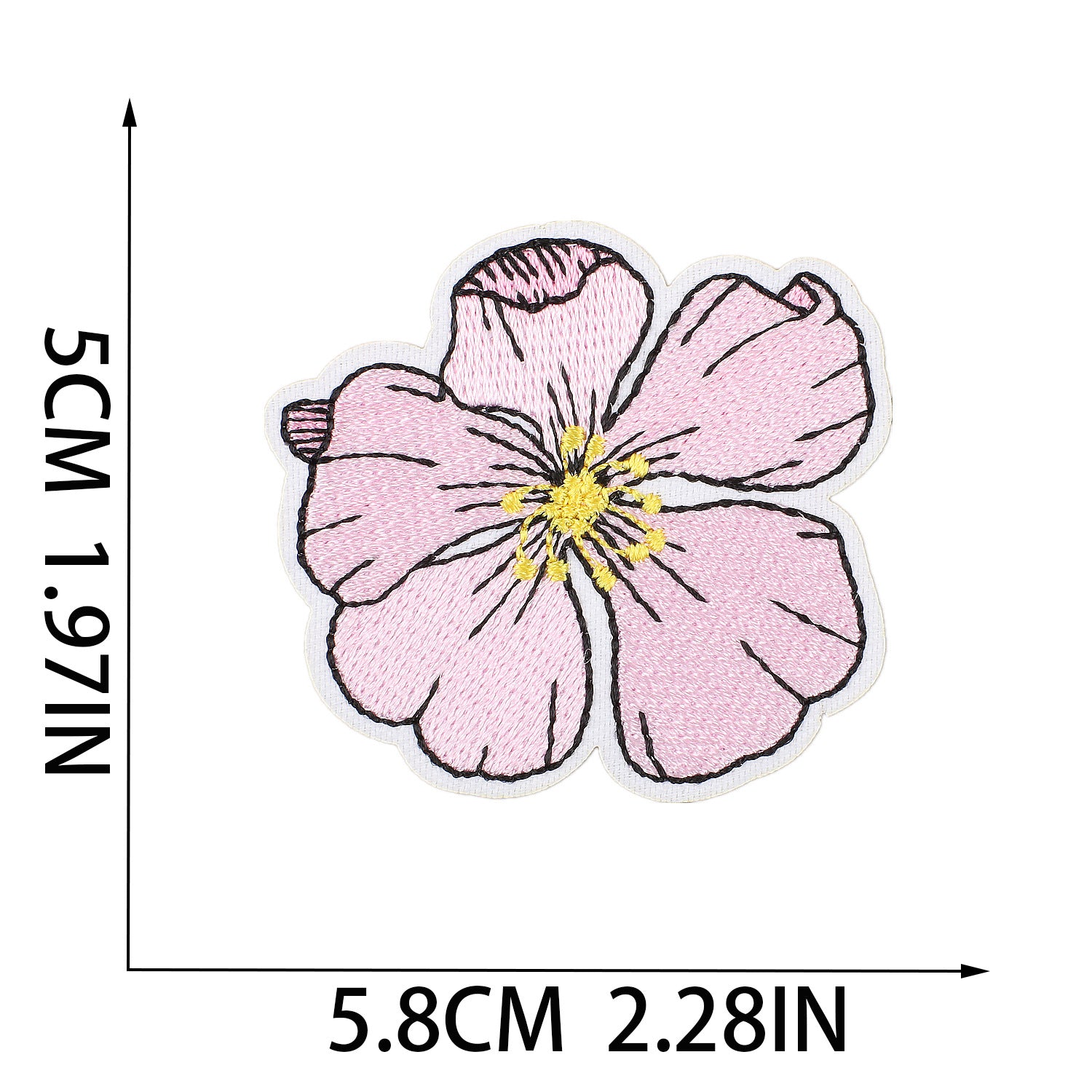 Wholesale Hundred Flowers Embroidery Patches Colorful Flowers Embroidery Patches